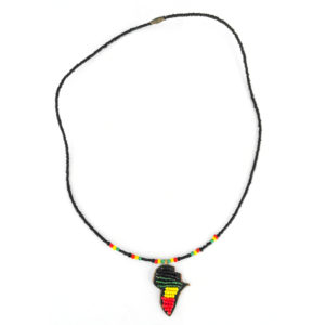 Africa pendant necklace